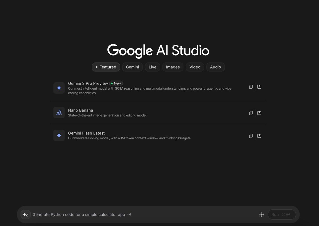🚀 Google выпустила Gemini 3 Pro Preview — свою как они пишут «самую интеллектуальную» модель. 